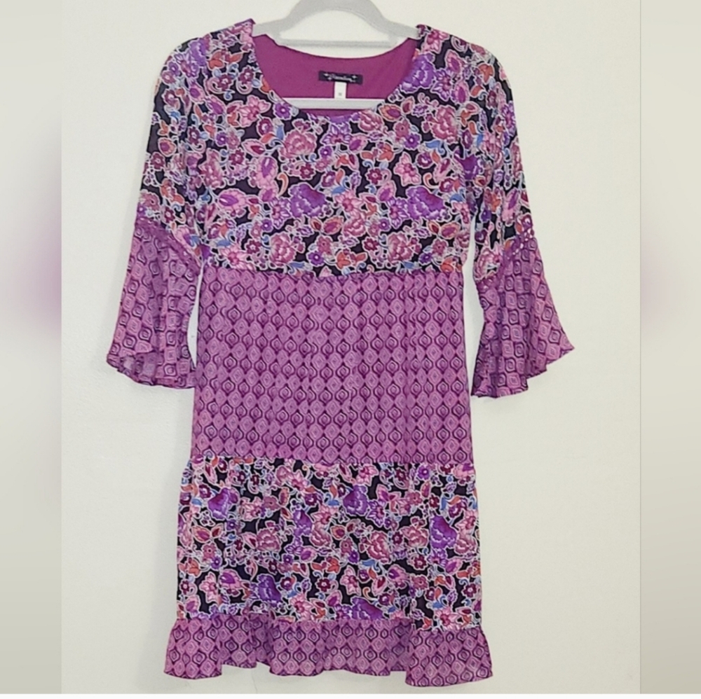 Girls Bell Sleeve Dress Size 16 Girls